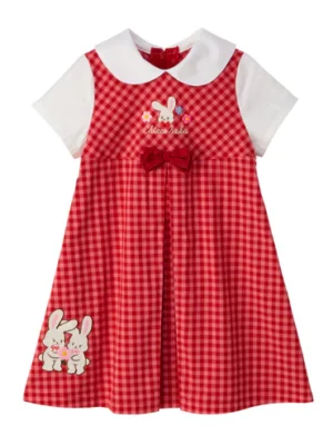 Sweet Gingham Ribbon Dress
