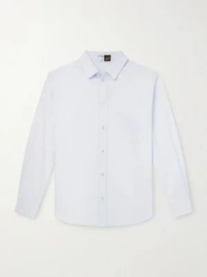 Paula's Ibiza Logo-Embroidered Cotton-Blend Shirt