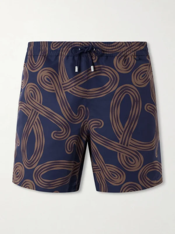 Paula's Ibiza Straight-Leg Mid-Length Printed Swim Shorts
